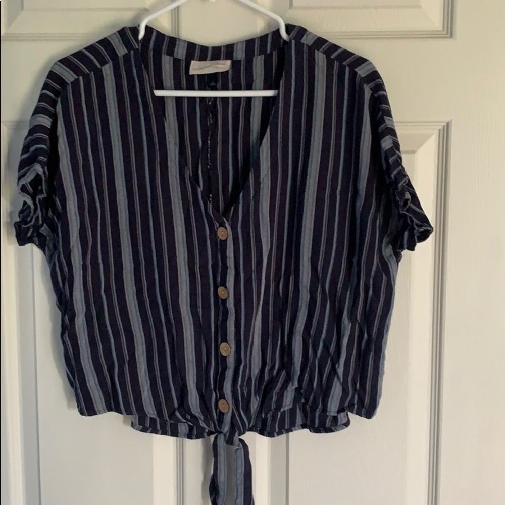 Tie front shirt